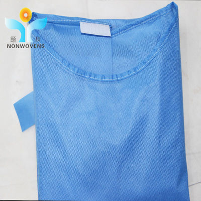 40gsm hospital medical uniform sms blue surgical gown level 3 for laboratory doctor nurse anti alcohol sms medical gown
