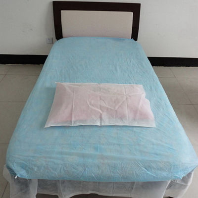 SPP Disposable Bedsheet Roll , Elastic Fitted Bed Sheets ISO FDA