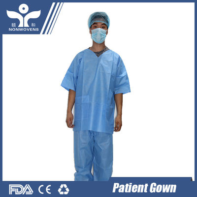 50gsm Disposable Scrub Suit For Nurses CE FDA ISO certificate