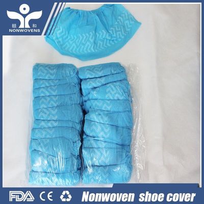 35gsm Blue Shoe Covers Disposable Hospital Using 16X40CM