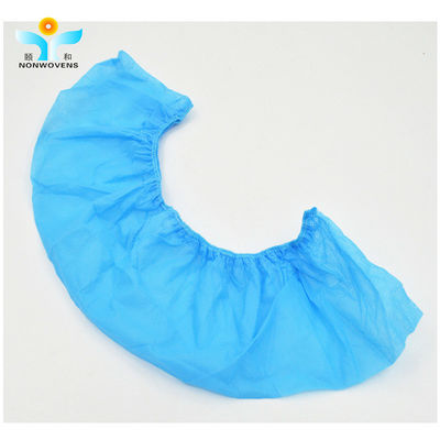 SMS Disposable Shoe Covers , 15X40CM Non Woven Overshoes For Hospitals