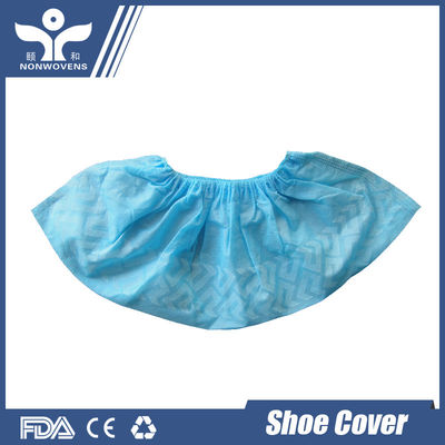 PP CPE Shoe Cover Blue 17x40cm ISO13485 for Cleanroom Use