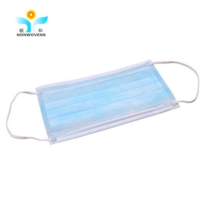 CE Blue 3 Ply Disposable Face Mask 95% Bfe Medical for adults