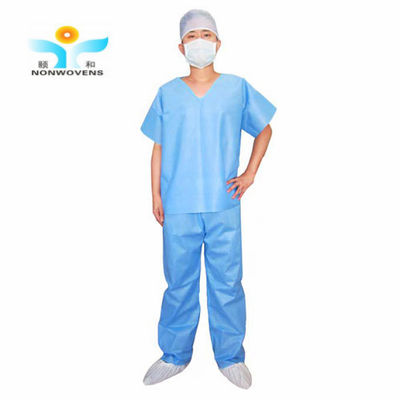 Isolation Lab Patient Coat Pp Pp+Pe Sms Disposable Protective Suits Hospital Medical