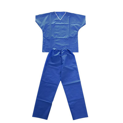 Disposable PP SMS Nonwoven Printed Surgical Gown Scrub Suits