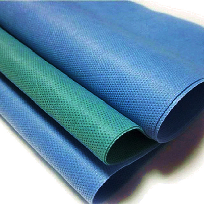 3.2m Medical Blue Non Woven Fabric Polypropylene SMS Tela No Tejida S SS PP Spun Polypropylene Fabric