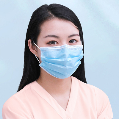 Medical Disposable 3 Ply Face Mask For Daily Protection With Different Color
