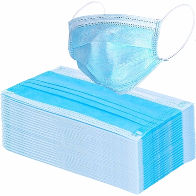 PP Nonwoven 3 Ply Disposable Face Mask For Diary Protection