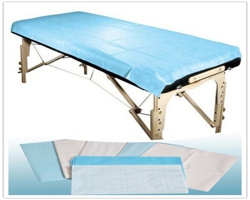 Disposable Bed Cover non woven blue bed sheet for beaty salon and clinic