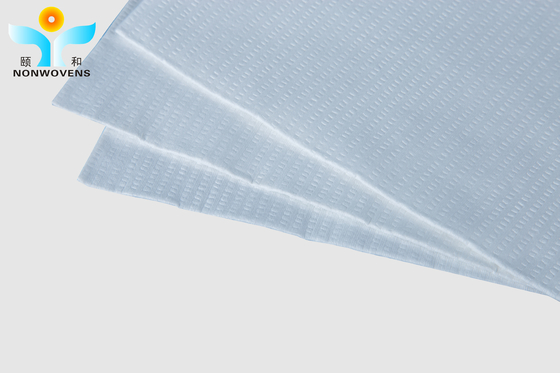 Cuculose Spunlace Non woven Surgical Gown Raw Materials 55% Wood pulp 45% polyester Spunlace non woven