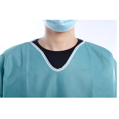 Blue Green SMS PP PE Medical Nurse Clothing Scrub Suit
