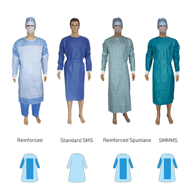 Blue Disposables Surgical Scrub Suit Medical Scrubs Hospital Uniform