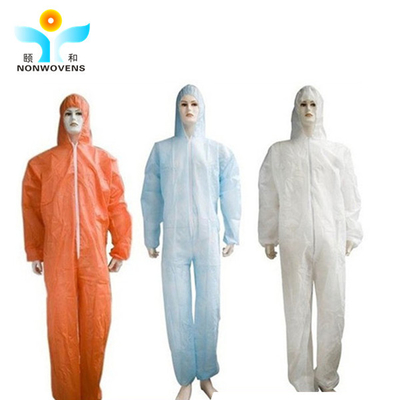 Waterproof Disposable Medical Coverall Non Woven Protective Clothes