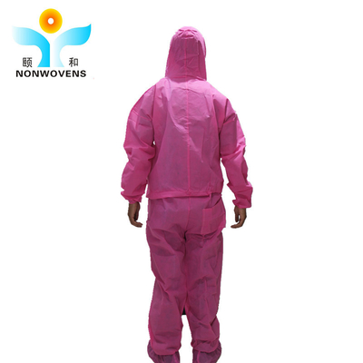 Industry Using Disposable Non Woven Coverall SMS Protective Suit Isolation Overall