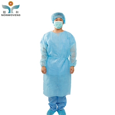 35gsm Disposable Protective Wear Hospital Medical Using Surgical Gown