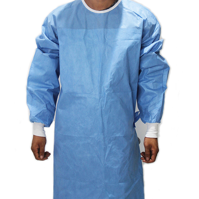 30g-50g Non Woven Disposable Surgical Gown Operating Gown Clothing
