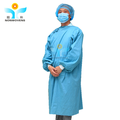 SMS Cecullose Spunlace Medical Surgical Gown Protective Surgeon Surgical Gown