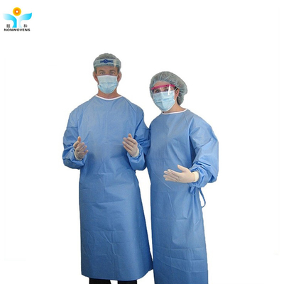 30gsm-50gsm Operating Room Gown SMS/SMMS/SSMMS Surgical Gown