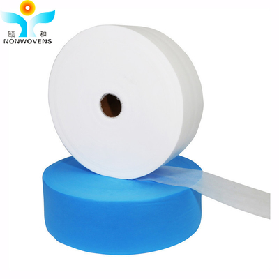 35gsm TNT 100% New Material 1.6m Non Woven Fabric For Gown PP Non Woven Fabric Roll Blue Color