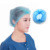 Customized Color Disposable Hair Net Cap Elastic Surgical Non Woven PP Bouffant Clip Cap
