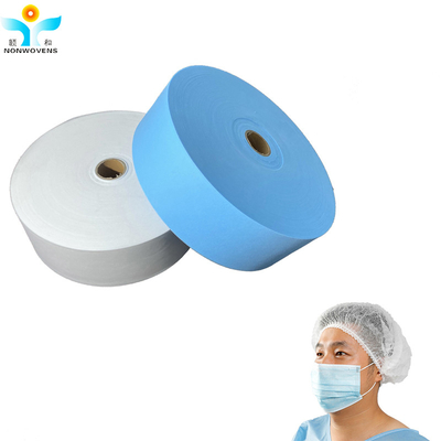 Wholesale PP Non Woven Fabric SS Non Woven For Face Mask Raw Material 25gsm 175mm PP Non Woven