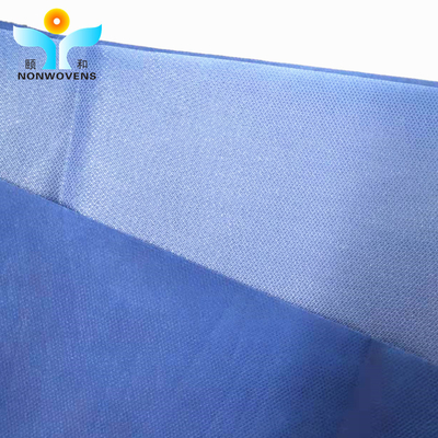 Hydrophilic Anti Static Anti Bacterial SMS Non Woven Fabric Width 1.6m 2.4m 3.2m Or Customized